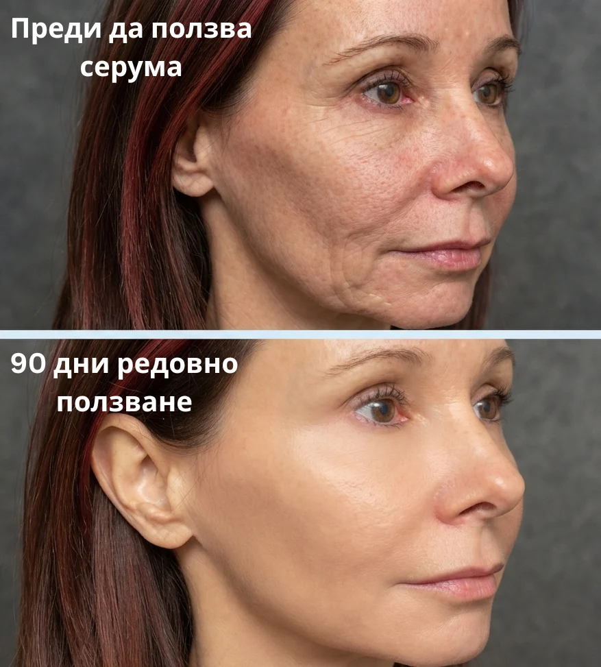 Снимка преди употреба на Genialys Peptide Serum
